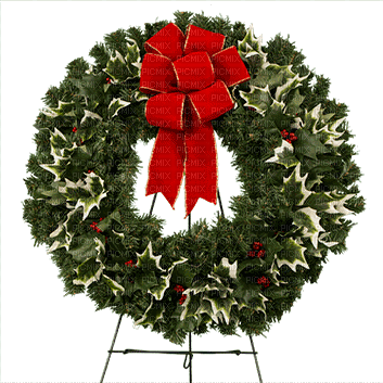 Kaz_Creations Deco Sympathy Spray Christmas Wreath - besplatni png