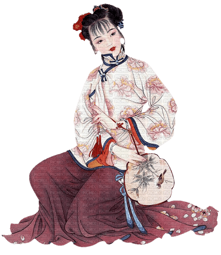 Old Shanghai woman - kostenlos png