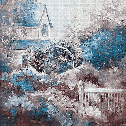 soave background animated  garden blue brown - Ilmainen animoitu GIF