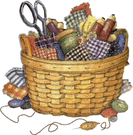 Sewing basket Joyful226 - GIF animé gratuit