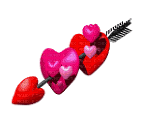 coe coeur love rouge glitter gif deco animé - GIF animate gratis