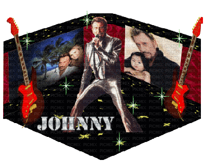 johnny holliday - Бесплатный анимированный гифка