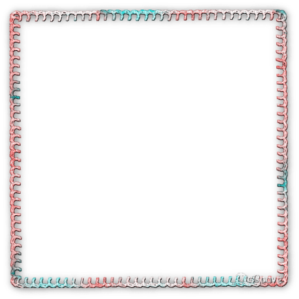 soave frame vintage border art deco pink teal - png grátis
