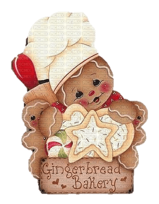 gingerbread - nemokama png