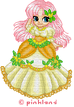 Pixel Mimosa Doll - Free animated GIF