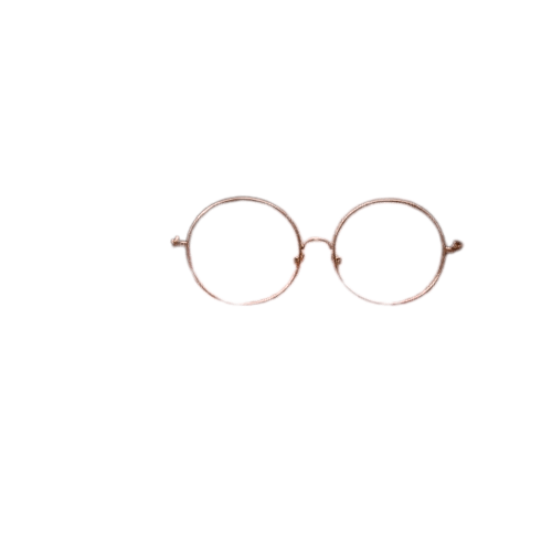 lunettes rondes (noël père Noël) - gratis png