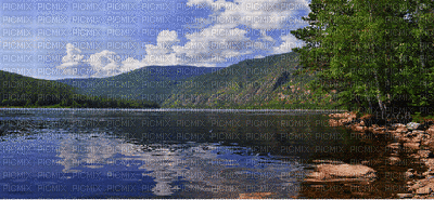 Paysage.Landscape.Lake.Lac.Victoriabea - Бесплатный анимированный гифка