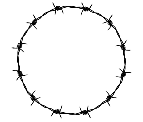 barbed wire - zdarma png