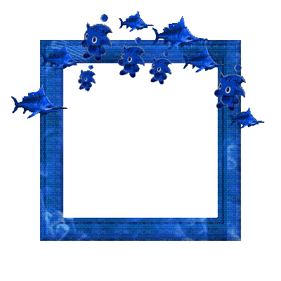 Small Blue Frame - Nemokamas animacinis gif