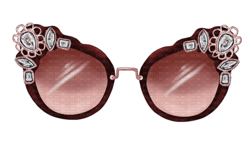 Los anteojos rosados de mujer - 無料png