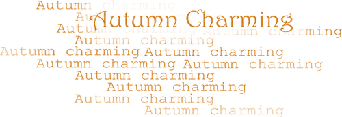 Autumn text  Bb2 - Free PNG