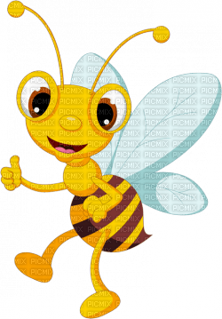 Kaz_Creations Cute  Bees Bee - png grátis