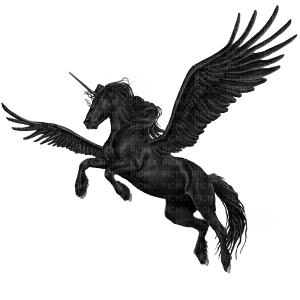 unicorn winged bp - png ฟรี