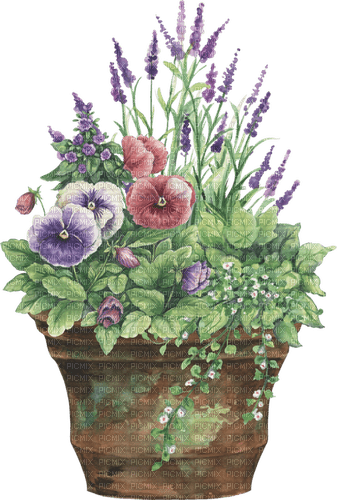 flowerpot Bb2 - png gratis
