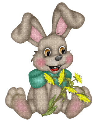 Kaz_Creations Easter Deco Bunny - png ฟรี