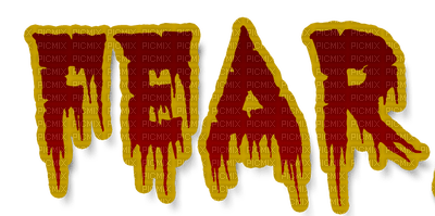 Fear.text.Halloween.Victoriabea - darmowe png