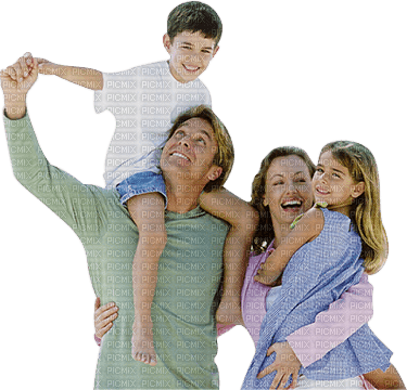 Kaz_Creations Mother Father Children Family - besplatni png