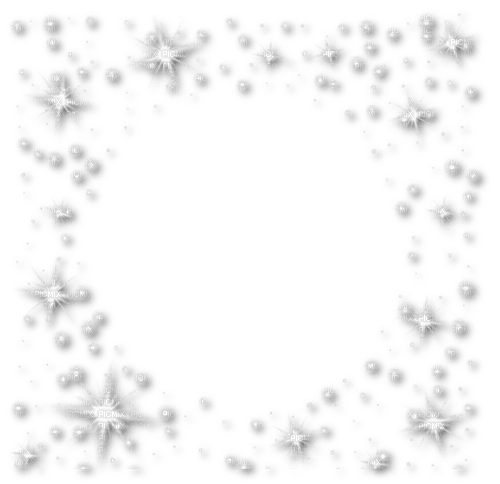 Frame.Sparkles.White - 無料png