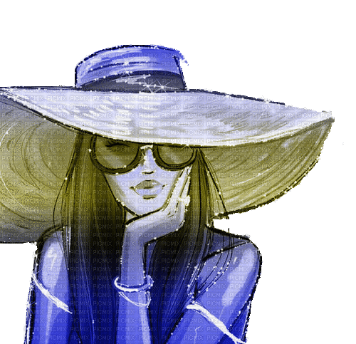 dolceluna woman hat fashion summer gif - Free animated GIF