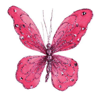 Kaz_Creations Deco Butterfly Pink Colours - Free PNG