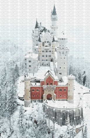 winter castle - Nemokamas animacinis gif