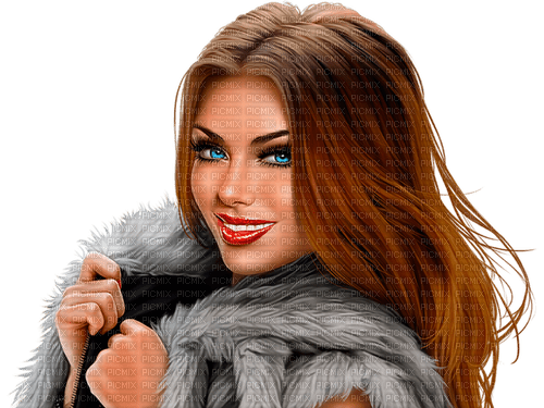 winter  woman by nataliplus - zdarma png