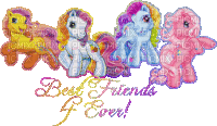 best friends 4ever - Gratis animerad GIF
