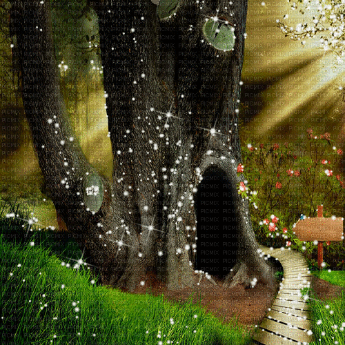 dolceluna glitter gif spring background fantasy - Besplatni animirani GIF