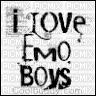 i love emo boys - GIF animado grátis