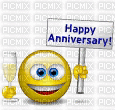 Happy Anniversary! - GIF animado grátis