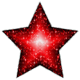 Noël star rouge_Christmas star Red_gi_tube - Animovaný GIF zadarmo