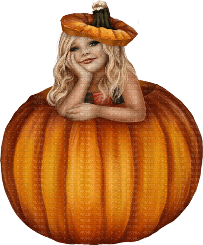 halloween pumpkin girl by nataliplus - фрее пнг