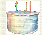 Birthday Cake - GIF animé gratuit
