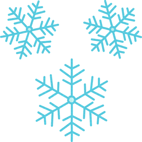 Teal Snowflake-RM - ingyenes png