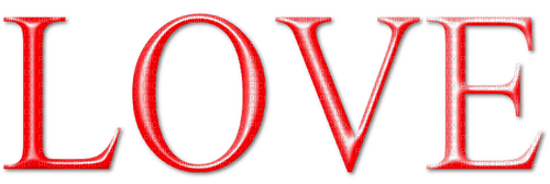 Love.Text.Red - ilmainen png