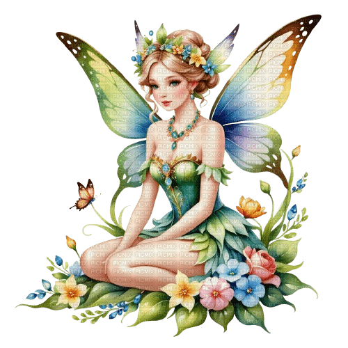 springtimes spring fairy girl woman fantasy - ingyenes png