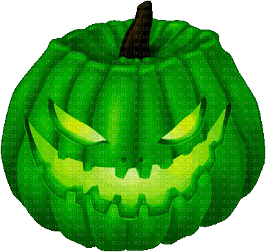 Jack O Lantern.Green.Animated - KittyKatLuv65 - Gratis geanimeerde GIF