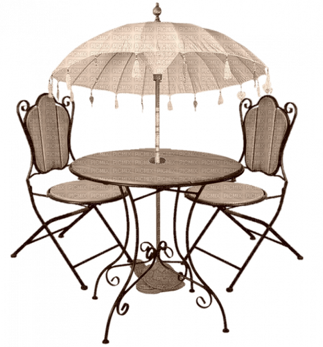 Patio Table and Chairs - PNG gratuit