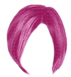 Kaz_Creations Pink Hair - gratis png