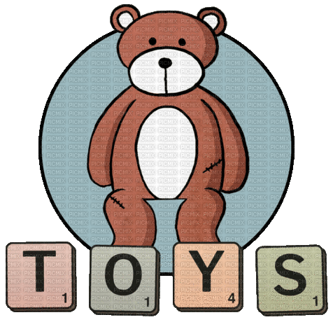 Bear Toy - GIF animado grátis