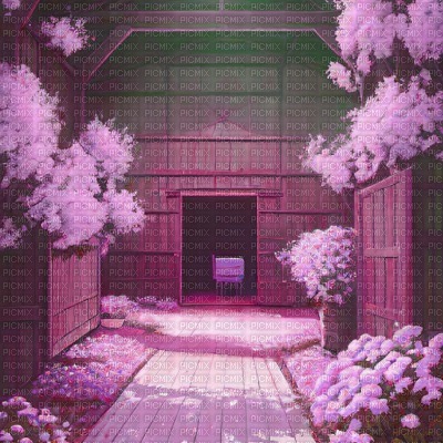 Pink Stable Interior - бесплатно png
