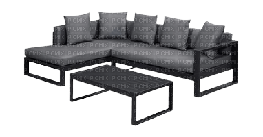 Banquette d'angle gris - darmowe png