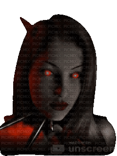maj gif femme démon - GIF animado grátis