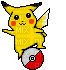 Pikachu - Zdarma animovaný GIF