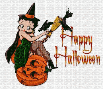 halloween hexe witch - GIF เคลื่อนไหวฟรี