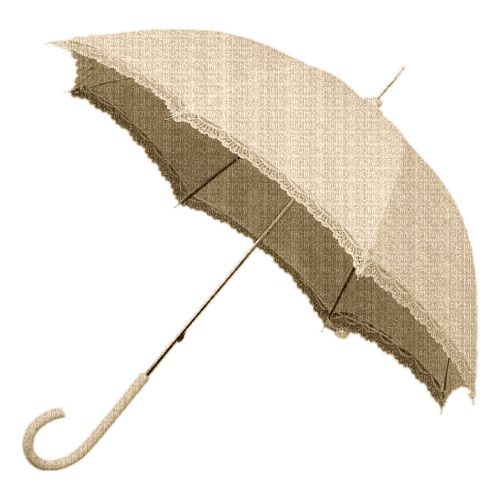 vintage beige umbrella - Free PNG