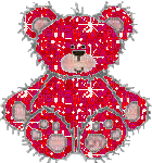 pink glitter teddy bear - Darmowy animowany GIF