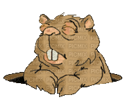 mole maulwurf taupe fun cartoon animal animaux animals tube gif anime animated animation mignon - GIF animado gratis