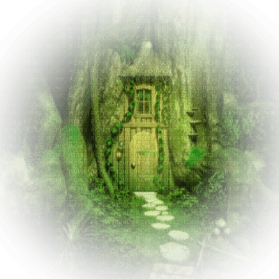 fairy home forest house - ücretsiz png