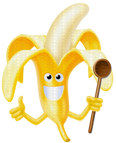 Kaz_Creations Funny Banana - gratis png